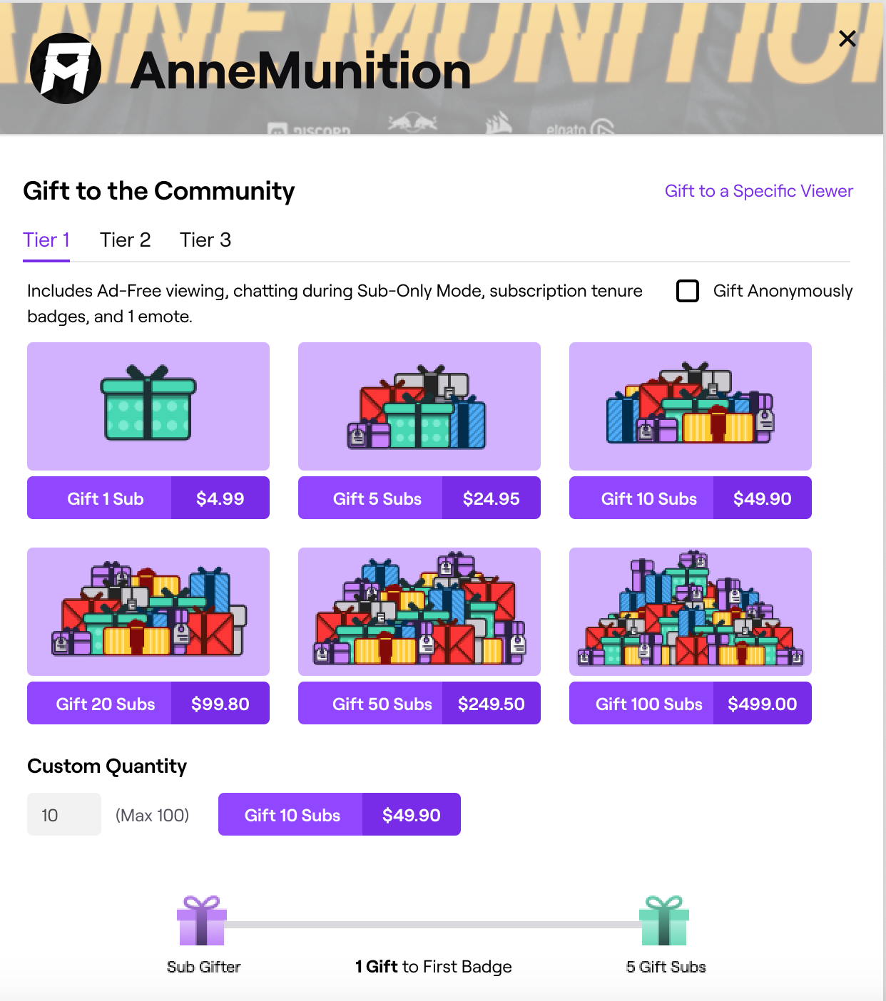 Gift Subscriptions