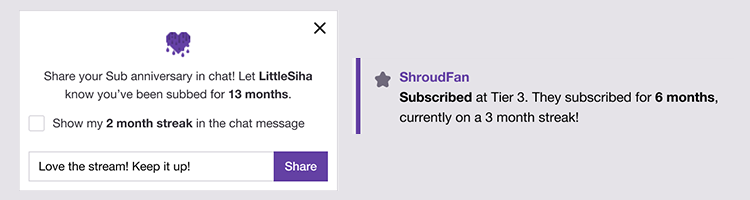 How long have i been subbed twitch